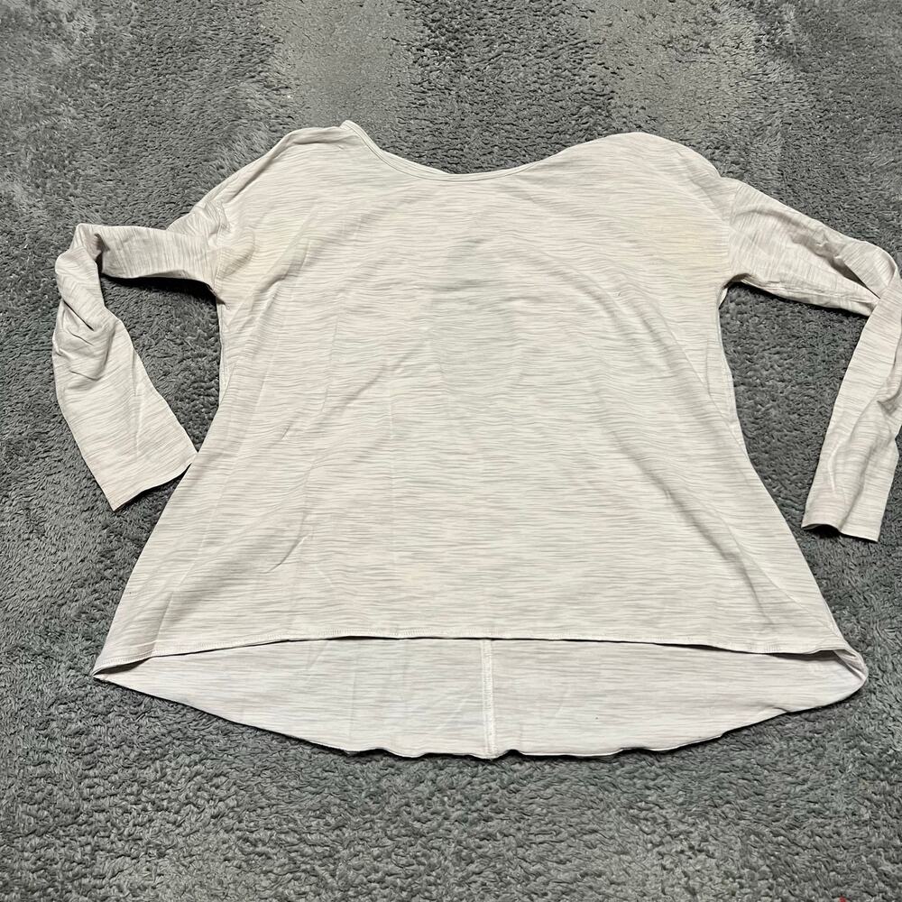 Lululemon Shirt Womens 6 ? Back Into It Long Sleeve Gray